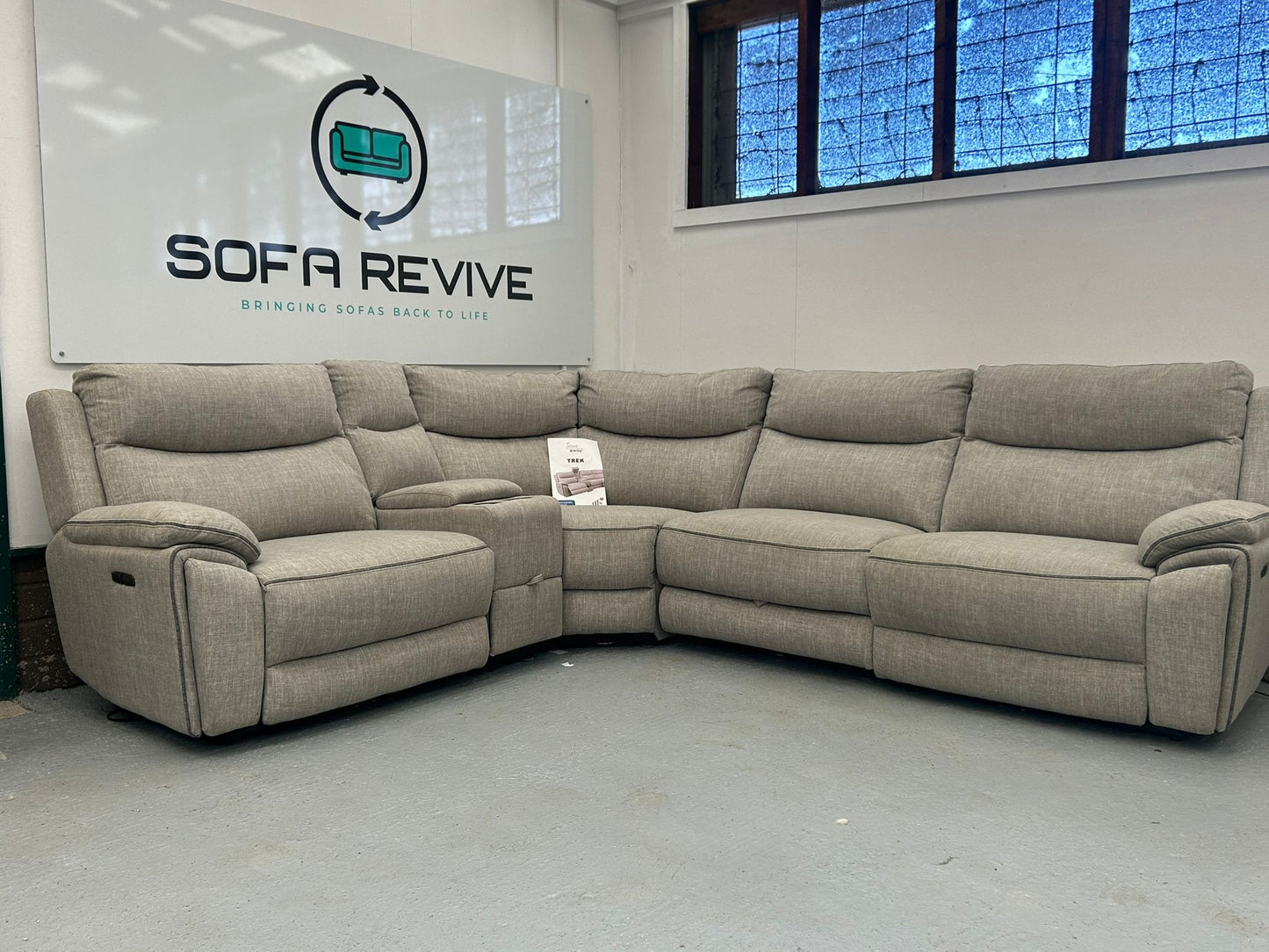 DFS TREK Express Electric Corner Recliner Sofa