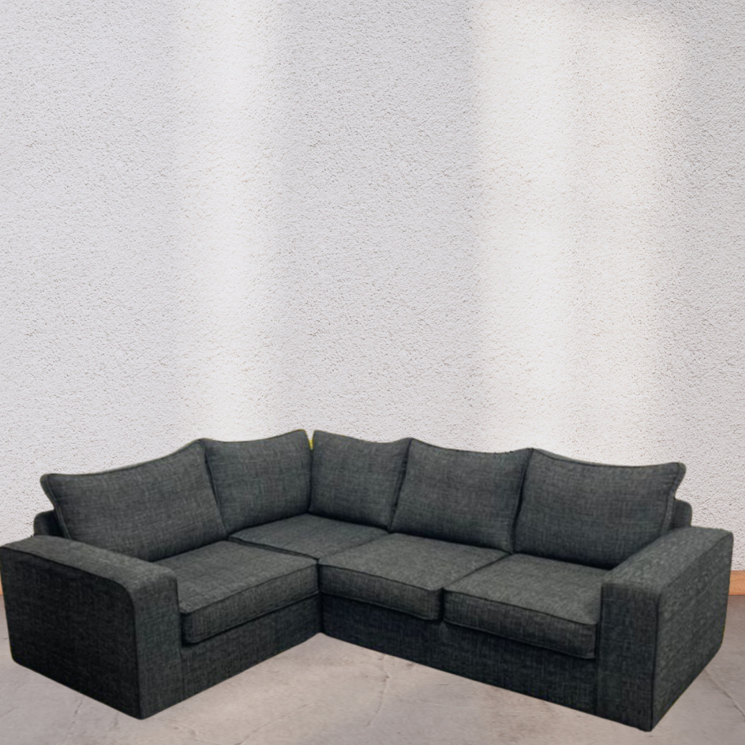 New York Dark Grey 4 Seater corner Sofa