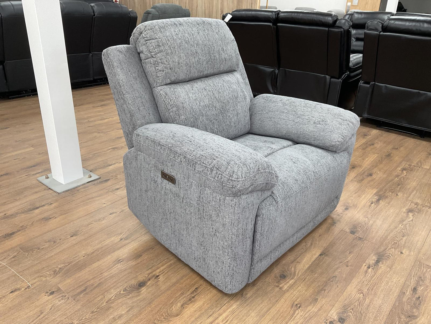 Regent Recliner Grey (Armchair)