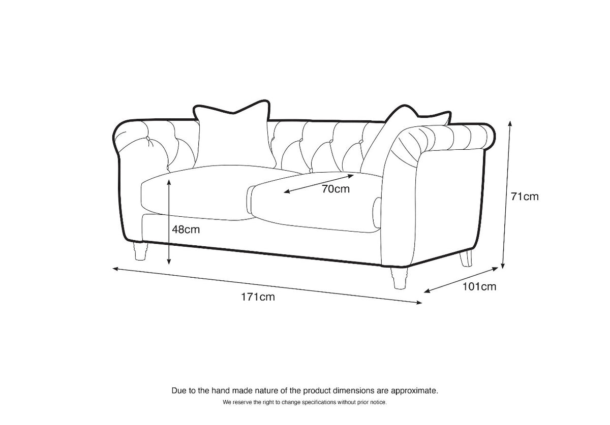 Model 25 - (Kensington) 2 seater