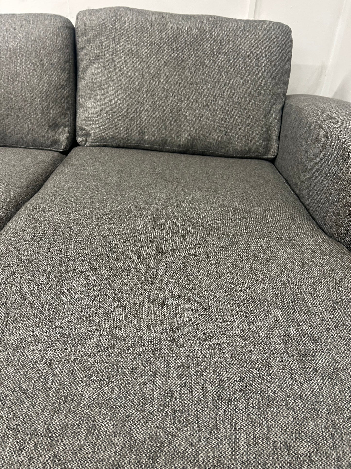 Grey DFS LAYLA right hand chaise sofa