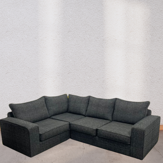 New York Dark Grey 4 Seater corner Sofa