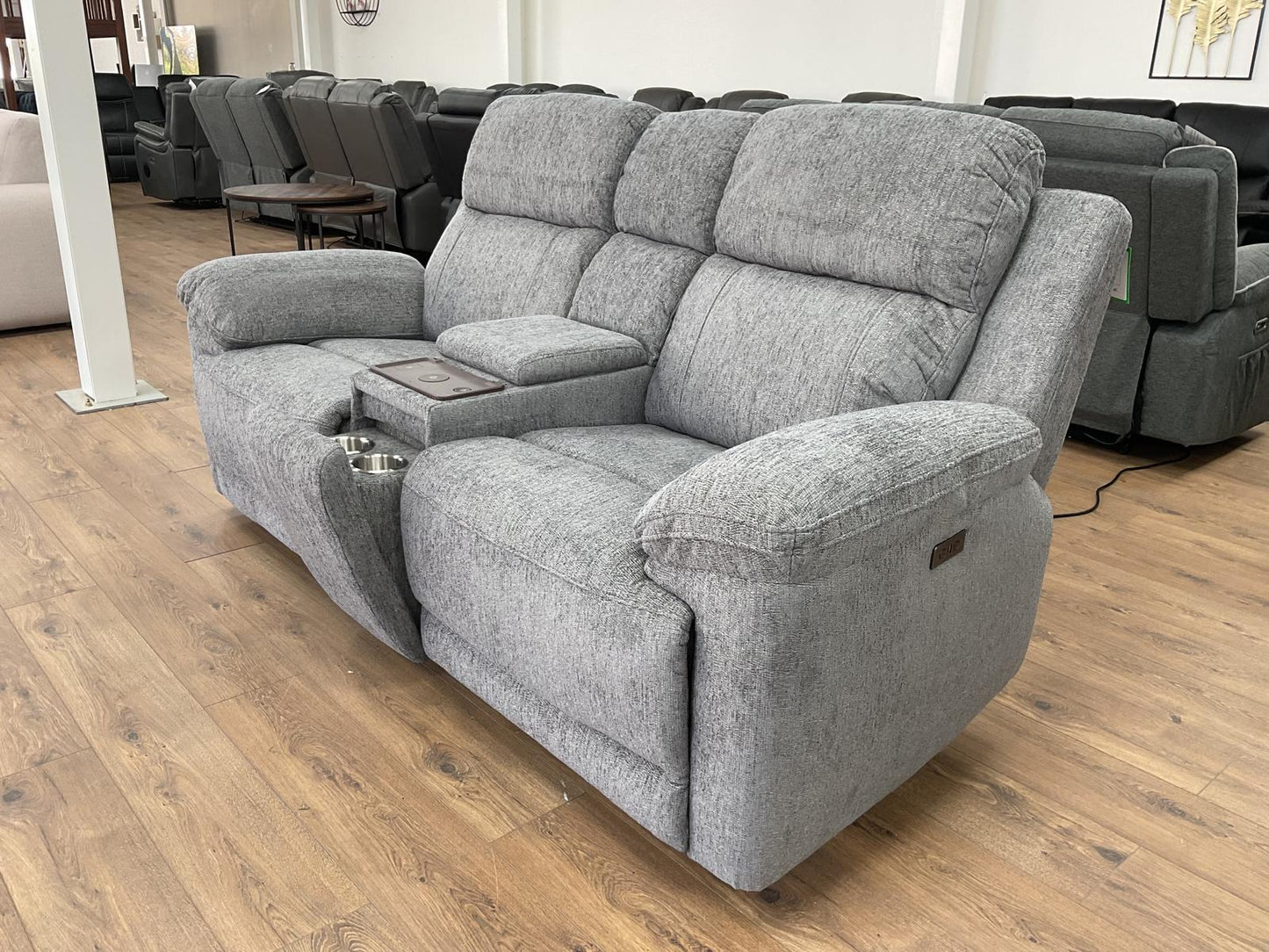 Regent Recliner Grey (2 Seater)