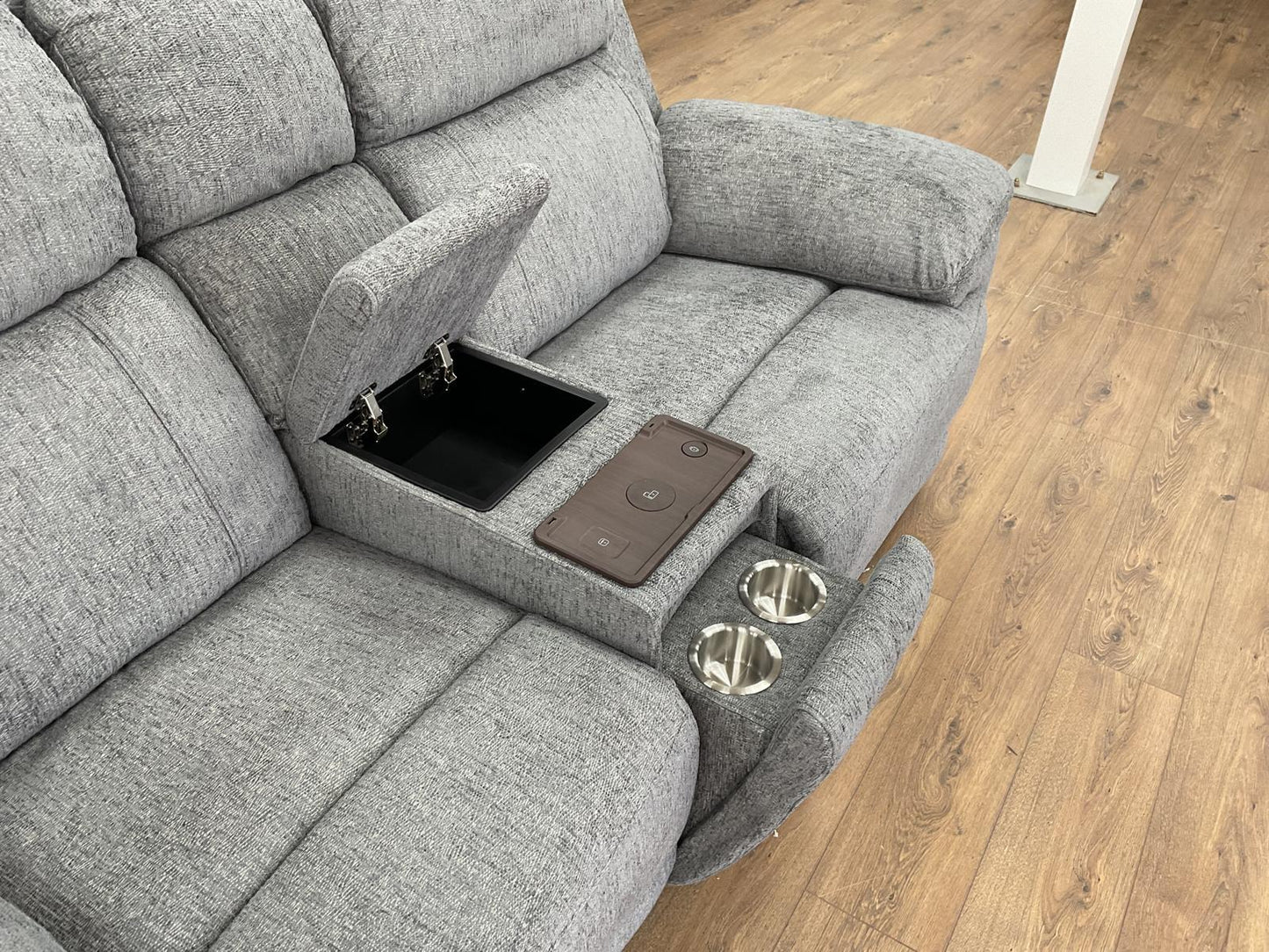 Regent Recliner Grey (2 Seater)