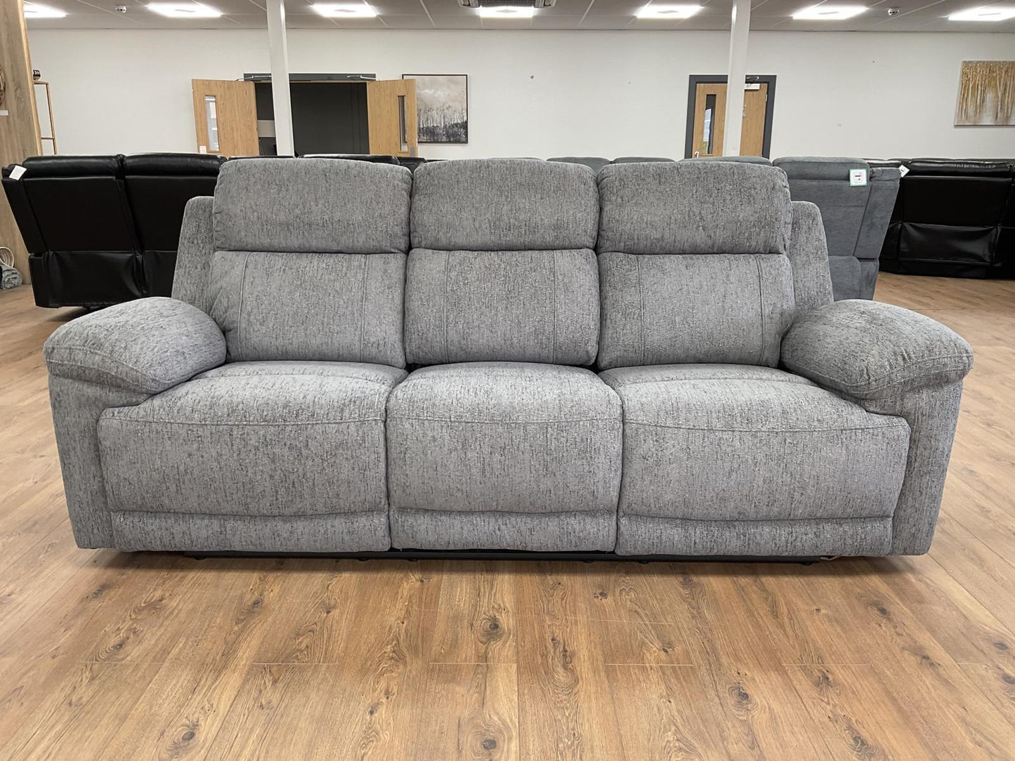 Regent Recliner Grey (3 Seater) (Copy)
