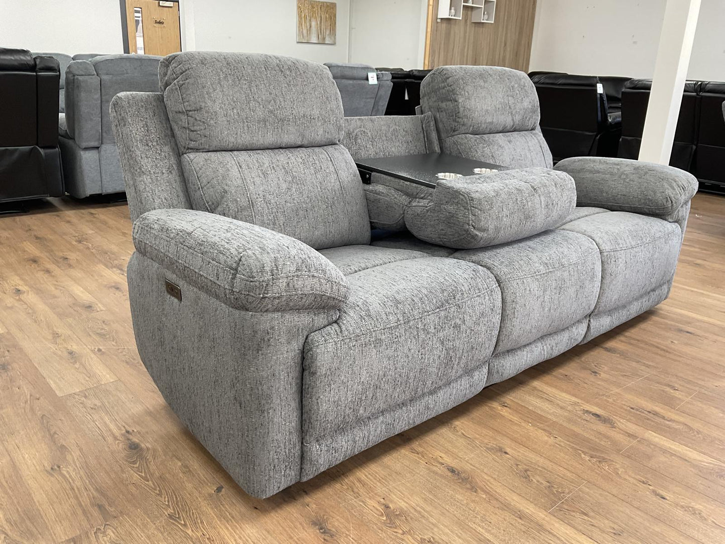 Regent Recliner Grey (3 Seater) (Copy)