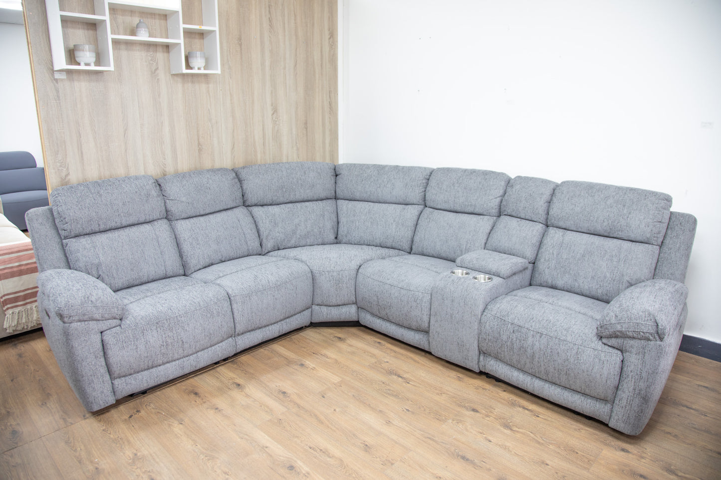Regent Recliner Grey (Corner Sofa)
