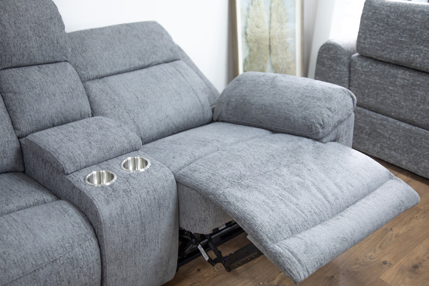 Regent Recliner Grey (Corner Sofa)