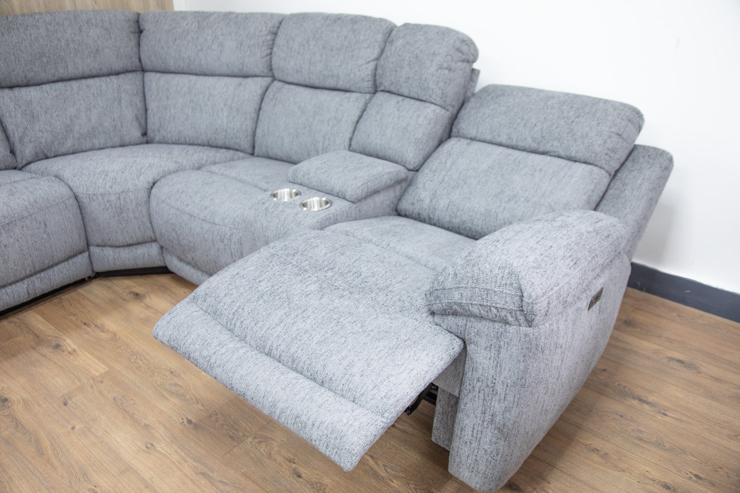 Regent Recliner Grey (Corner Sofa)